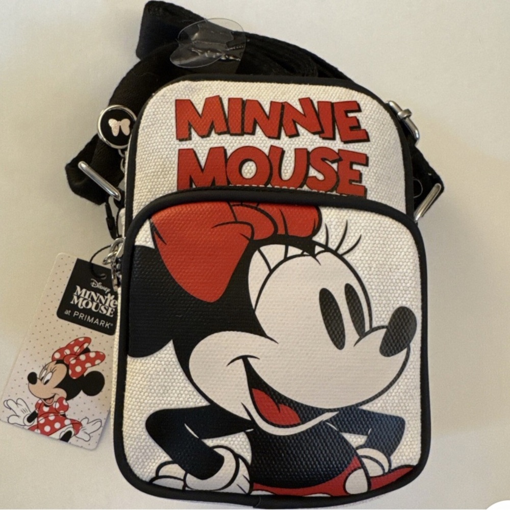 Primark Minnie Mouse Red and Black Crossbody Bag - Picture 1 of 4